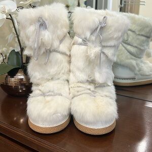 Bogner Moon Boots with rabbit fur